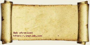 Tamara Zakić vizit kartica